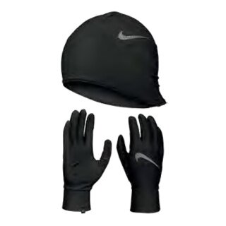 Nike Essential Mütze + Handschuhe Set 2022 schwarz