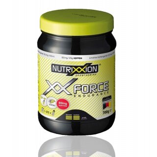 NUTRIXXION Endurance Drink - für den Ausdauersport & Teamsport entwickelt - XX-Force (80mg Koffein) 700g Dose