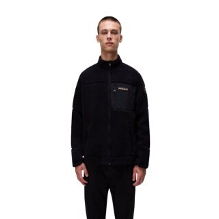 Napapijri Fleecejacke Yupik Full-Zip schwarz Herren