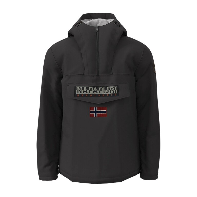 Napapijri Ganzjahresjacke Rainforest Winter 3 (Anorakjacke, isolierend Wattierung) schwarz Herren