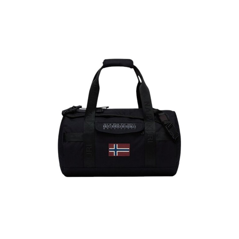 Napapijri Reisetasche Bering Travel Small Duffle Bag (für Reisen und Alltag) 24,5 Liter - schwarz