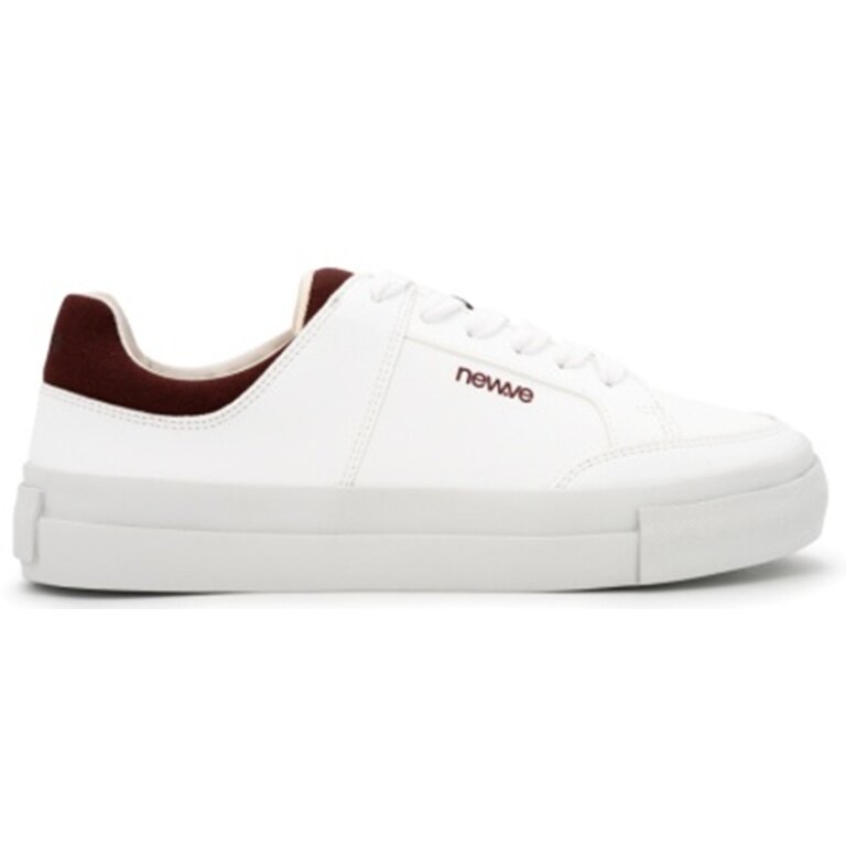 NewVe Sneaker Horizon weiss/bordeauxrot