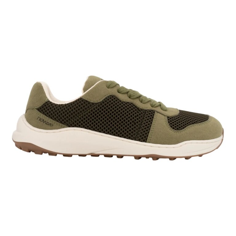 NewVe Barfussschuhe Sneaker Urban olivegrün