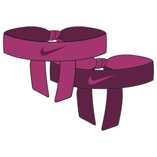 Nike Stirnband Dri Fit 4.0 Reversible (92% rec. Polyester) pink/magenta - 1 Stück