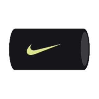 Nike Schweissband Tennis Premier Jumbo Rafael Nadal 2023 schwarz/limone - 2 Stück