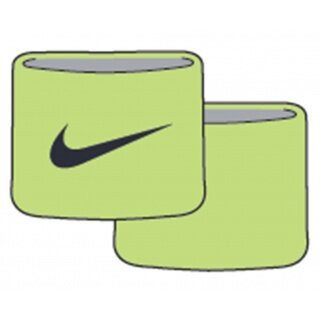 Nike Schweissband Tennis Premier Single Handgelenk lime - 2 Stück