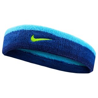 Nike Stirnband Swoosh (70% Baumwolle) hyperroyalblau - 1 Stück