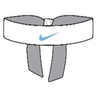 Nike Stirnband Premier Head Tie Rafael Nadal 2023 weiss/blau - 1 Stück