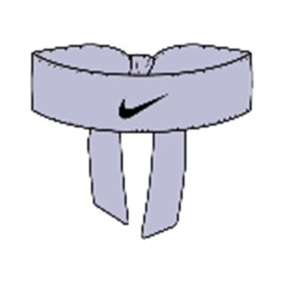 Nike Stirnband Premier Head Tie 2023 flieder violett/schwarz - 1 Stück