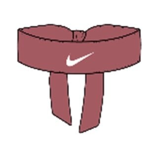 Nike Stirnband Premier Head Tie 2023 flieder adoberot - 1 Stück