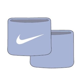 Nike Schweissband Tennis Premier Single Handgelenk 2023 cobaltblau - 2 Stück