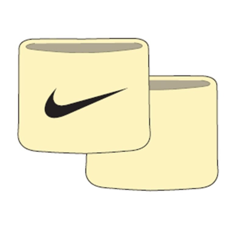 Nike Schweissband Tennis Premier Single Handgelenk 2023 gelb - 2 Stück