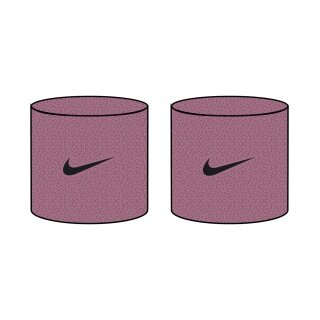 Nike Schweissband Swoosh Classic (Baumwollmix) 2026 pink/violett - 2 Stück