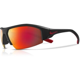 Nike Sport Sonnenbrille Skylon Ace 22 matt schwarz/rot - 1 Brille mit Schutzhülle