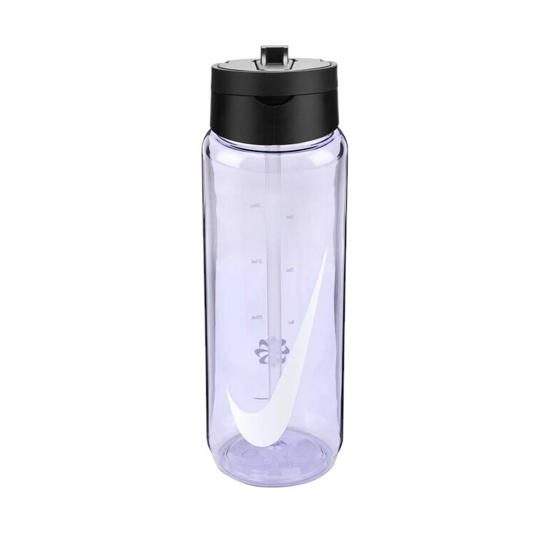 Nike Trinkflasche TR Renew Recharge Straw Bottle (mit Trinkhalm) violett 700ml