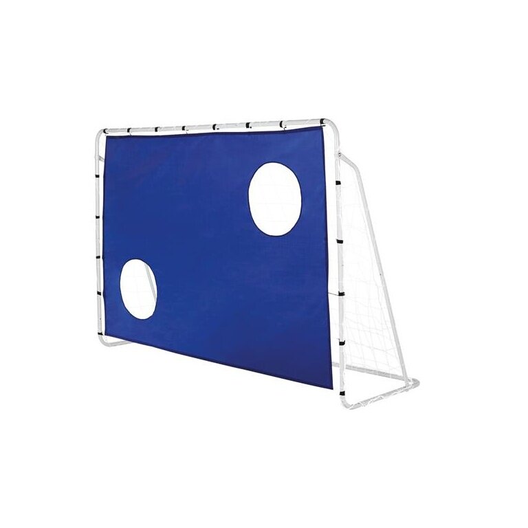 Nils Camp Fussballtore NT7888 mit Trainingspanel - 215cm - weiss