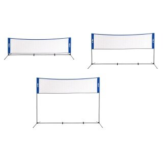 Nils Camp Multifunktionales Netz 3in1 NT7111 (Badminton/Tennis/Volleyball) blau