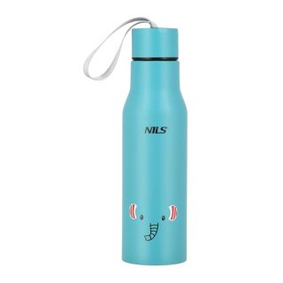 Nils Camp Thermobecher NCB12 Elefant (Edelstahl) 500ml blau