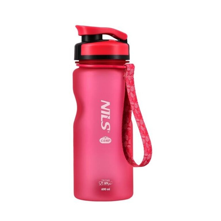 Nils Camp Trinkflasche NC1740 Tritan (BPA frei) 600ml rosa/pink