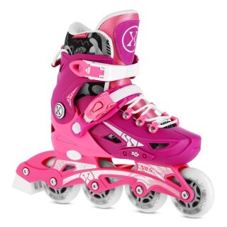 Nils Extreme Inline Skates NA1055 Blaze (Rollen: 64/70mm/82A, Kugellager: ABEC 7) violett/pink Mädchen