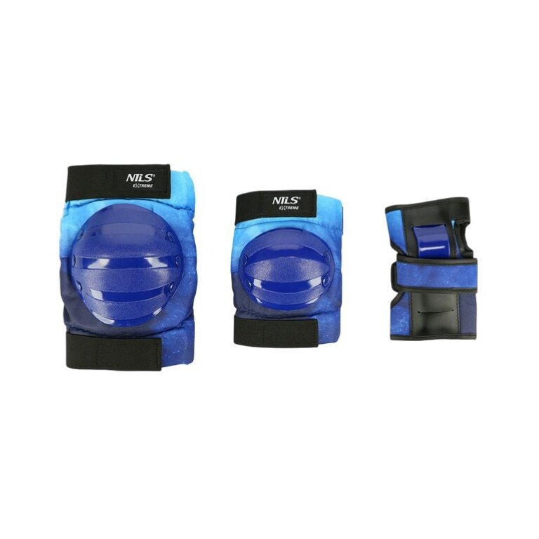 Nils Extreme Schutzausrüstung Set H734 (2x Knieschoner, 2x Ellbogenschützer, 2x Handgelenkschutz) - 6er Set