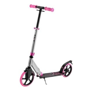 Nils Extreme Scooter HM127 (aufklappbarer Roller, Kugellager: ABEC 7) silber/pink - Kinder