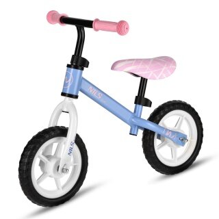 Nils Fun Laufrad RB134 (10 Zoll-Rädern) blau/pink