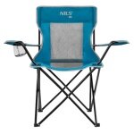 Nils Camp Campingstuhl NC3302 (Nutzergewicht max. 110 kg) grau/blau