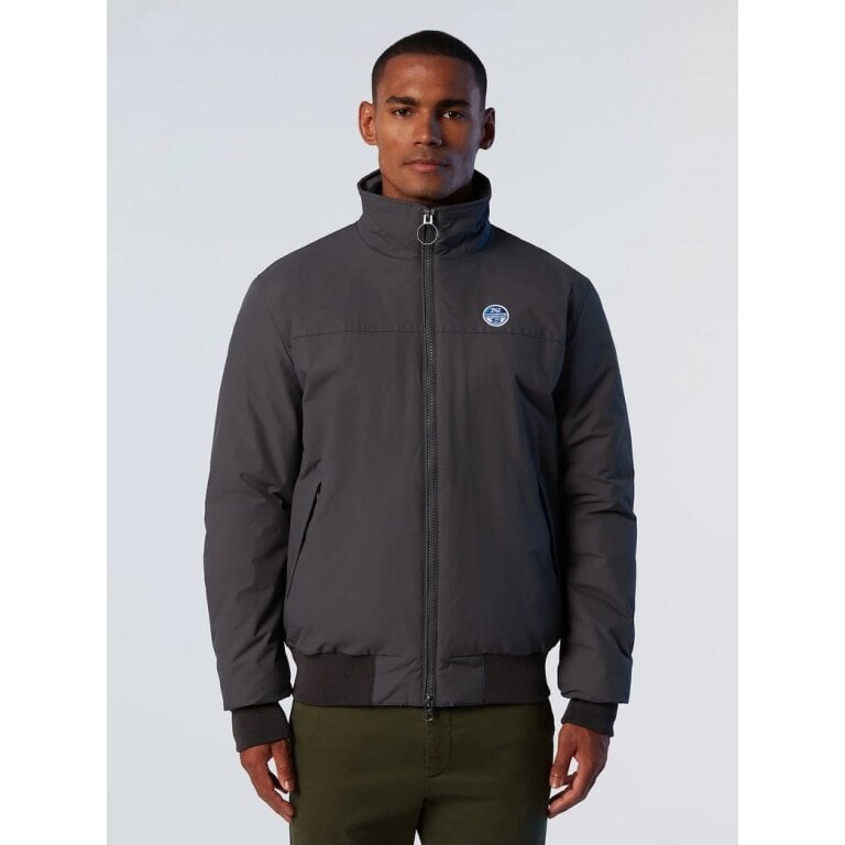 North Sails Übergangsjacke Sailor Jacket (Stehkragen, wasserdicht, winddicht) asphaltgrau Herren