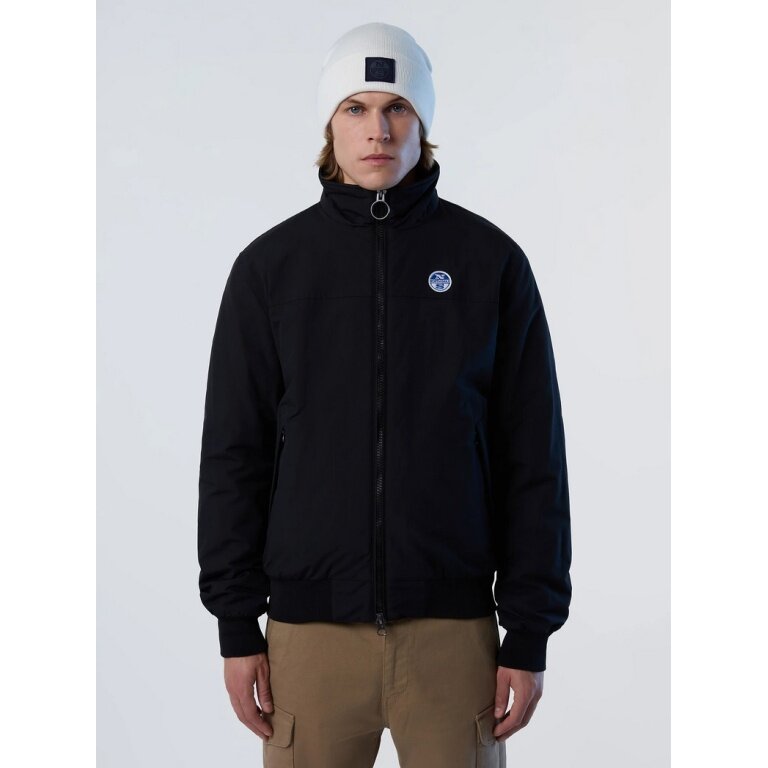 North Sails Übergangsjacke Sailor Jacket (Stehkragen, wasserdicht, winddicht) schwarz Herren