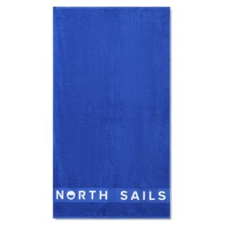 North Sails Duschtuch/Strandtuch (Bio-Baumwolle) blau