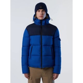 North Sails Winterjacke Beam Puffer Jacket (wasserdicht, wärmend dank Daunenfüllung) blau Herren