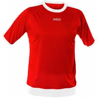 GECO Sport-Tshirt Notos (100% Polyester) rot/weiss Jungen