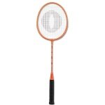 OLIVER Badmintonschläger Hire Aluminium (Schulsport, Freizeit, Sportcenter) orange - besaitet -