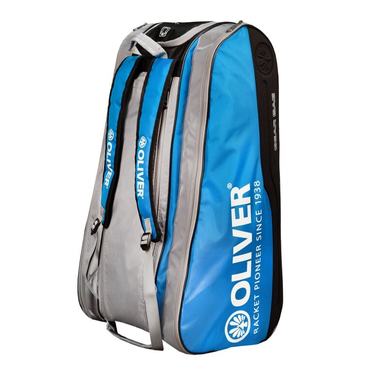 OLIVER Racketbag Gearbag Extend (Schlägertasche, 1 Hauptfächer) 2026 grau/blau