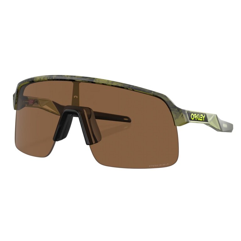 Oakley Sonnenbrille Sutro Lite (Glasfarbe: Prizm bronze) fern swirl grün matt - 1 Brille mit Hartschalenetui