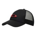 Oakley Basecap Trucker Ellipse tiefschwarz/rot - 1 Stück