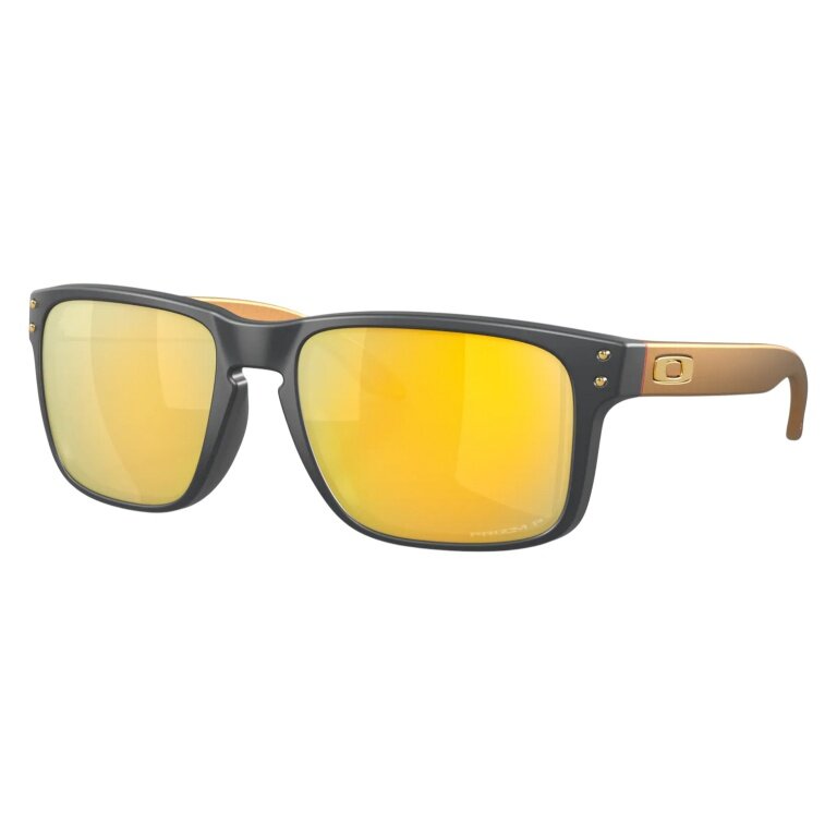 Oakley Sonnenbrille Holbrook Polarisiert (Glasfarbe: Prizm 24k polarized) matt carbongrau - 1 Brille