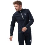 Odlo Langarmshirt Zeroweight Ceramiwarm mit Halbreissverschluss (warm, reflektierend) schwarz Herren