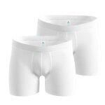 Odlo Unterwäsche Boxershort Active Light (leicht, atmungsaktiv) weiss Herren - 2er Pack