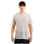 Odlo Sport-Freizeit Tshirt Essential Linencool (leicht, atmungsaktiv) melange beige Herren