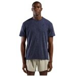 Odlo Sport-Freizeit Tshirt Essential Linencool (leicht, atmungsaktiv) melange navyblau Herren