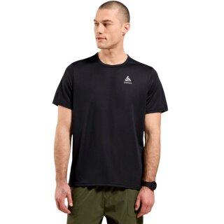 Odlo Wander-/Freizeit Tshirt Crew Neck Cardada (100% Polyester) schwarz Herren