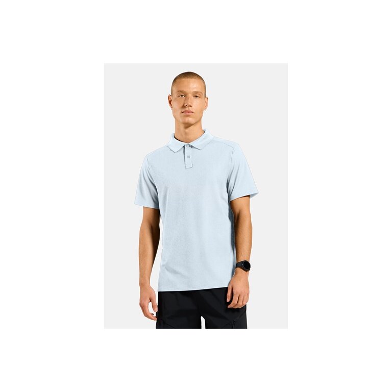 Odlo Wander-/Freizeit Polo Cubic Light (leicht, schnelltrocknend) hellblau Herren