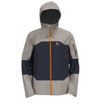 Odlo Wanderjacke X-Alp 3L (Hardshell, Kapuze, wasserdicht) silvergrau Herren