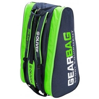 Oliver Racketbag Gearbag (Schlägertasche, 2 Hauptfächer) blau/grün
