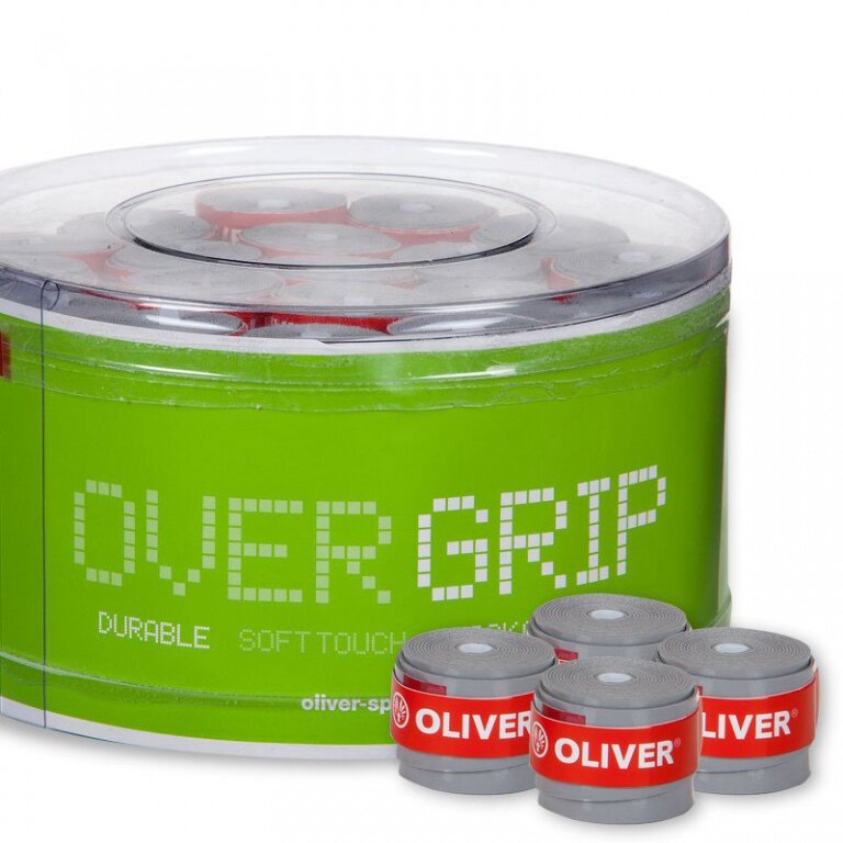Oliver Overgrip 0,6mm (dünn und saugfähig) grau 60er Box