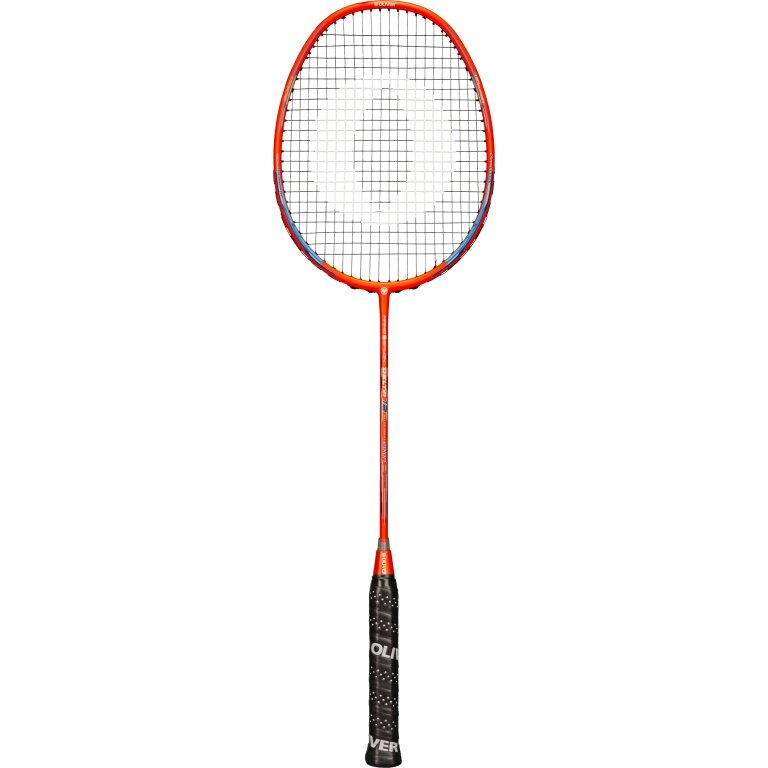 OLIVER Badmintonschläger Delta 12 (90g/kopflastig/sehr steif) - besaitet -