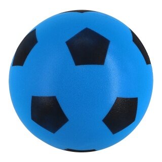 Powershot Schaumstoffball Fussball 20cm blau
