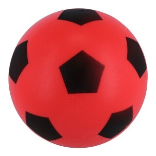 Powershot Schaumstoffball Fussball 20cm rot